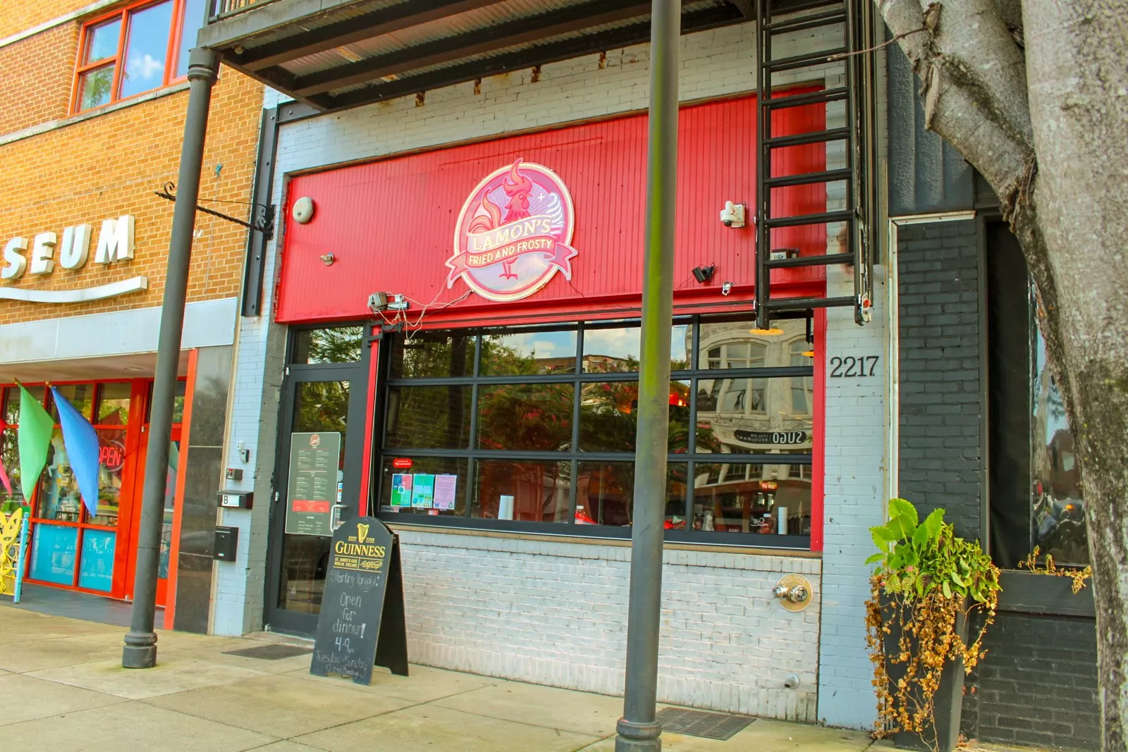 Lamon’s bright red downtown Tuscaloosa storefront